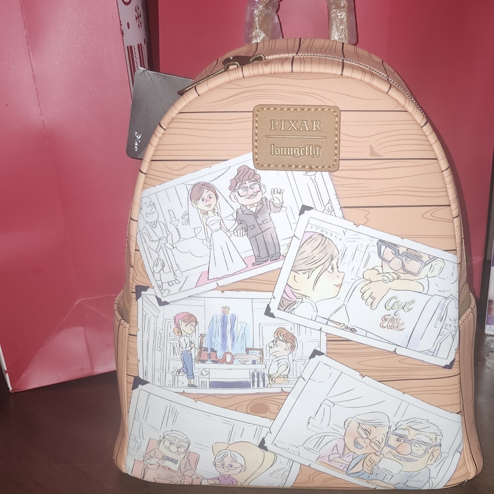 Pixar Loungefly Backpack with Cartoon Print